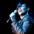 On stage at Rock With Laughter